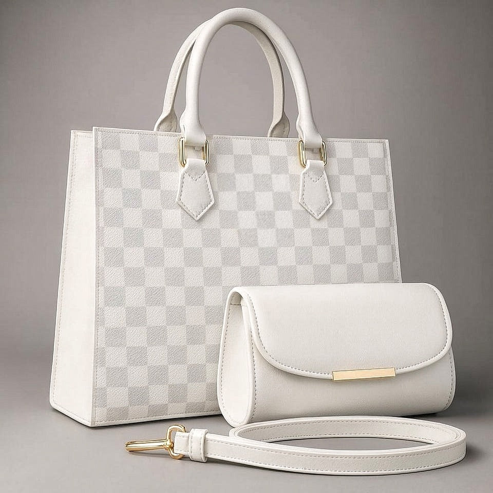 The Obsidian-White Prestige Carryall