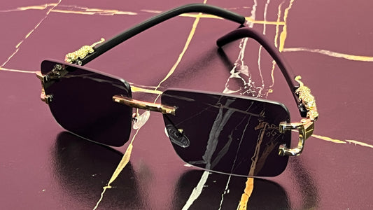 Legacy Gold Rimless Sunglasses